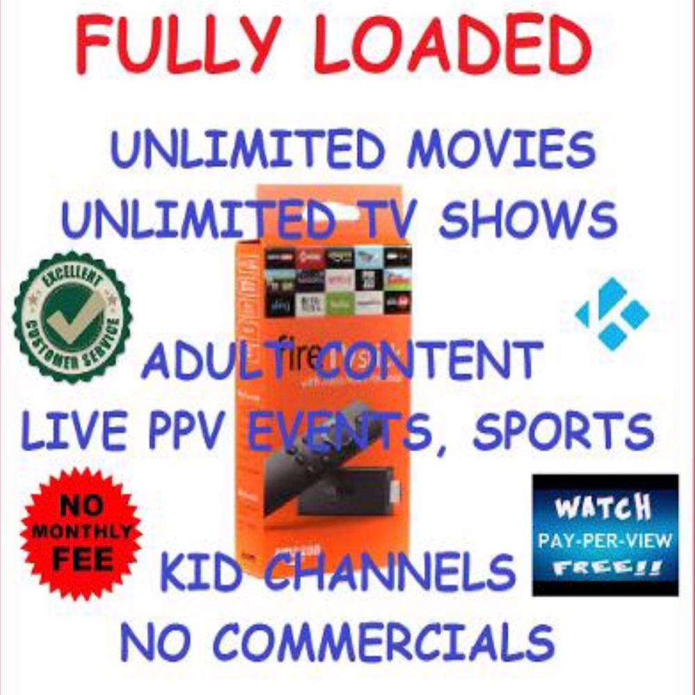 Jailbroken Fire Stick FULLY LOADED!